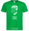 Men's T-Shirt Sharp visors are white kelly-green фото