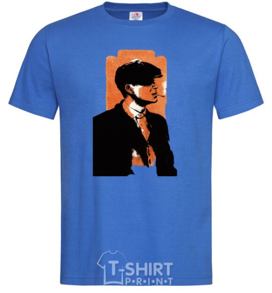 Men's T-Shirt Sharp visors stencil royal-blue фото