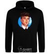 Men`s hoodie Thomas Shelby with a Sharpie cigarette black фото