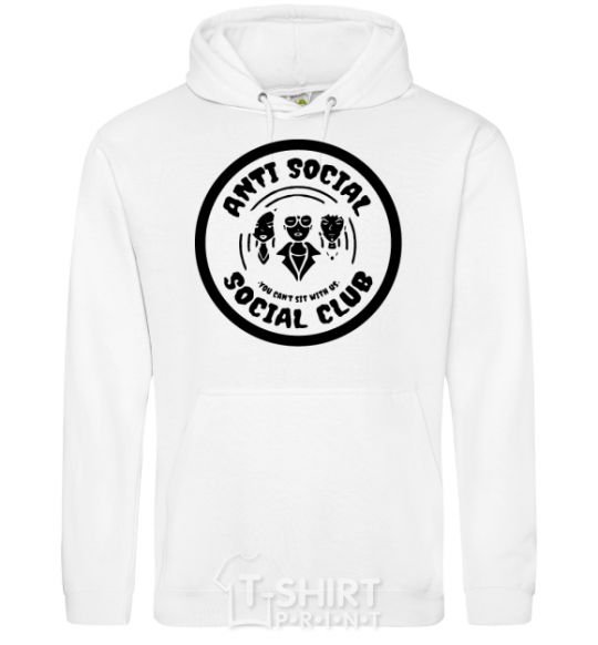 Men`s hoodie Antisocial club Daria White фото