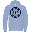Men`s hoodie Antisocial club Daria sky-blue фото