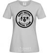 Women's T-shirt Antisocial club Daria grey фото