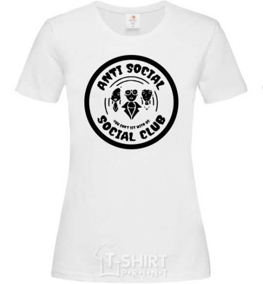 Women's T-shirt Antisocial club Daria White фото