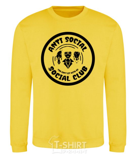Sweatshirt Antisocial club Daria yellow фото