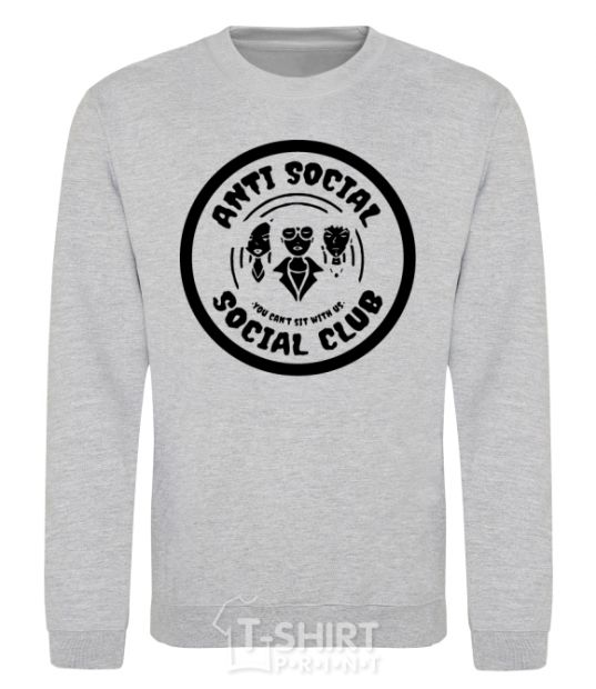 Sweatshirt Antisocial club Daria sport-grey фото