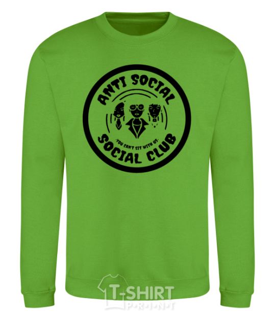 Sweatshirt Antisocial club Daria orchid-green фото