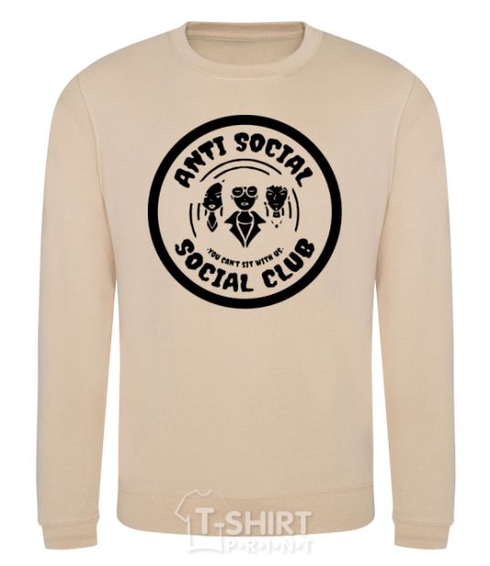 Sweatshirt Antisocial club Daria sand фото