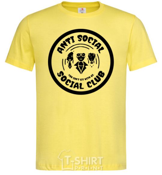 Men's T-Shirt Antisocial club Daria cornsilk фото