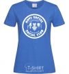 Women's T-shirt Antisocial club Daria royal-blue фото