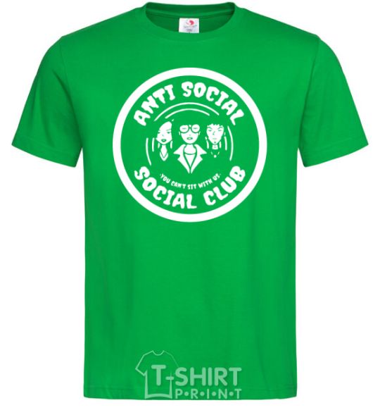 Men's T-Shirt Antisocial club Daria kelly-green фото