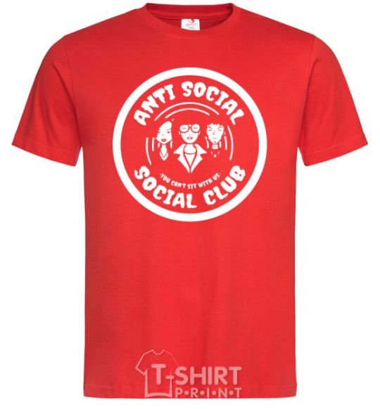 Men's T-Shirt Antisocial club Daria red фото