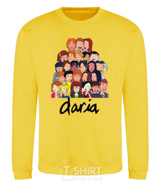 Sweatshirt Daria yellow фото