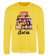 Sweatshirt Daria yellow фото