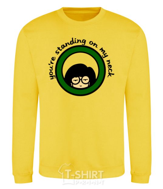 Sweatshirt Daria logo yellow фото
