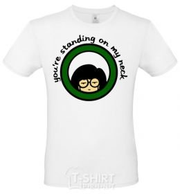 Men's T-Shirt Daria logo White фото