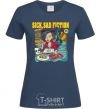 Women's T-shirt sick sad fiction tsui navy-blue фото