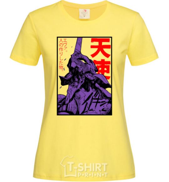 Women's T-shirt Evangelion cornsilk фото