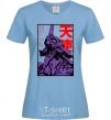 Women's T-shirt Evangelion sky-blue фото