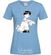 Women's T-shirt Daco Evangelion sky-blue фото