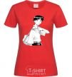 Women's T-shirt Daco Evangelion red фото