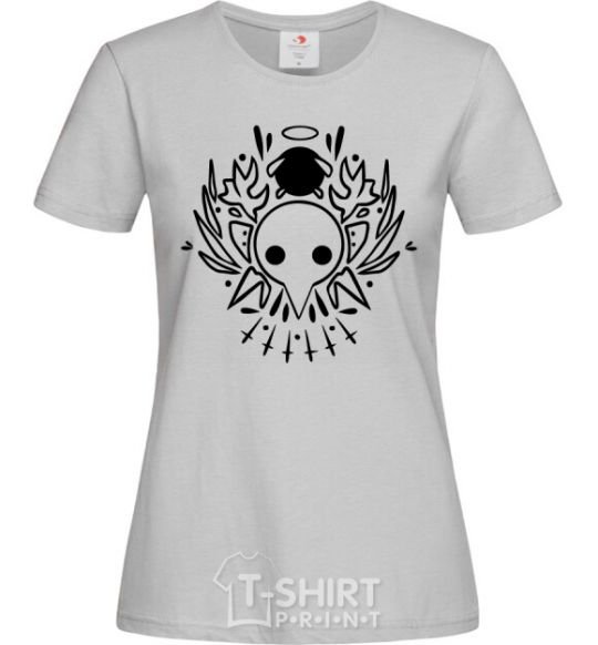 Women's T-shirt Evangelion icon grey фото