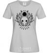 Women's T-shirt Evangelion icon grey фото