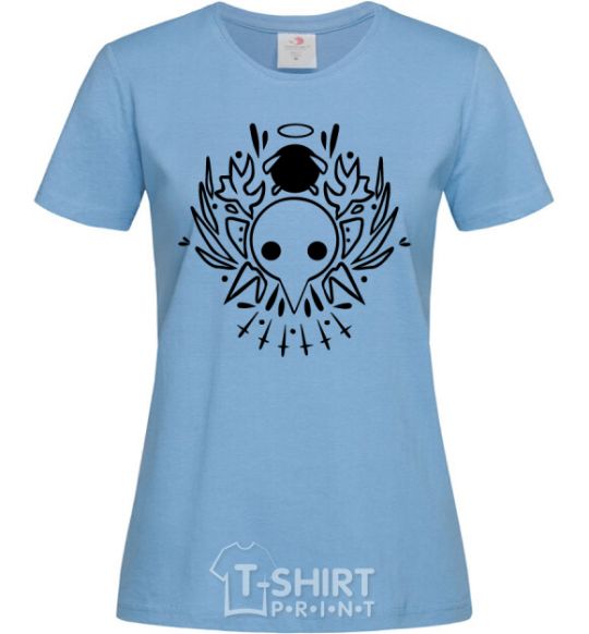 Women's T-shirt Evangelion icon sky-blue фото