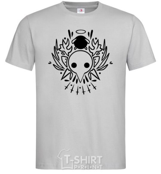 Мужская футболка Evangelion иконка Серый фото