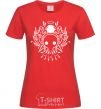 Women's T-shirt Evangelion icon red фото