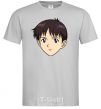 Men's T-Shirt Evangelion Sinzdi grey фото