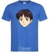 Men's T-Shirt Evangelion Sinzdi royal-blue фото
