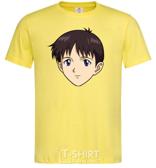 Men's T-Shirt Evangelion Sinzdi cornsilk фото