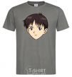 Men's T-Shirt Evangelion Sinzdi dark-grey фото