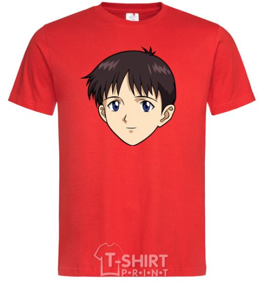 Men's T-Shirt Evangelion Sinzdi red фото