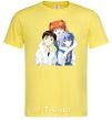 Men's T-Shirt Asuka Shinji Rei cornsilk фото