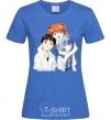 Women's T-shirt Asuka Shinji Rei royal-blue фото