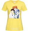 Women's T-shirt Asuka Shinji Rei cornsilk фото