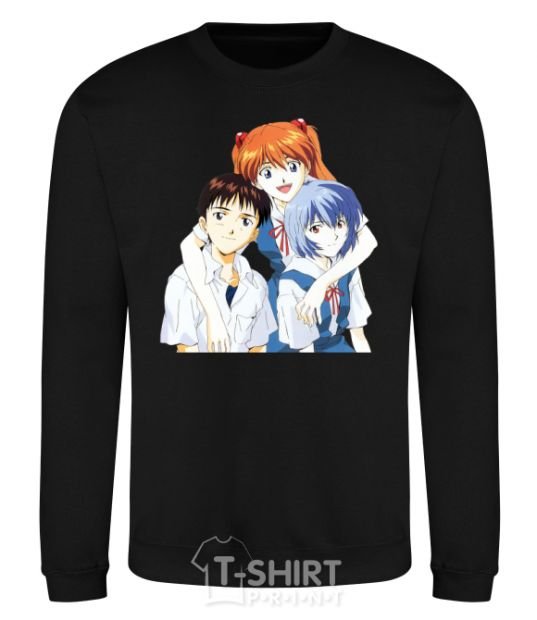 Sweatshirt Asuka Shinji Rei black фото