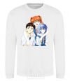 Sweatshirt Asuka Shinji Rei White фото