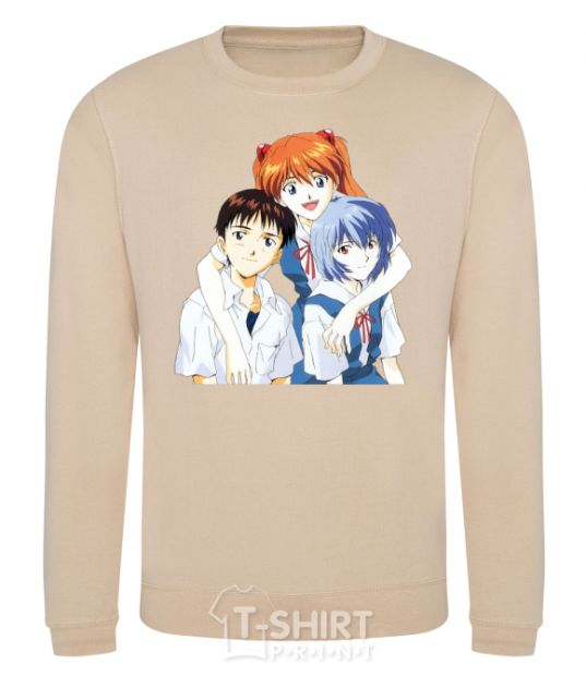 Sweatshirt Asuka Shinji Rei sand фото