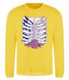 Sweatshirt Attack of the rib titans yellow фото