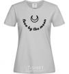 Женская футболка Love by the moon Серый фото