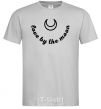 Мужская футболка Love by the moon Серый фото