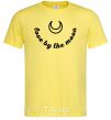 Мужская футболка Love by the moon Лимонный фото