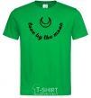 Мужская футболка Love by the moon Зеленый фото