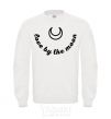 Sweatshirt Love by the moon White фото