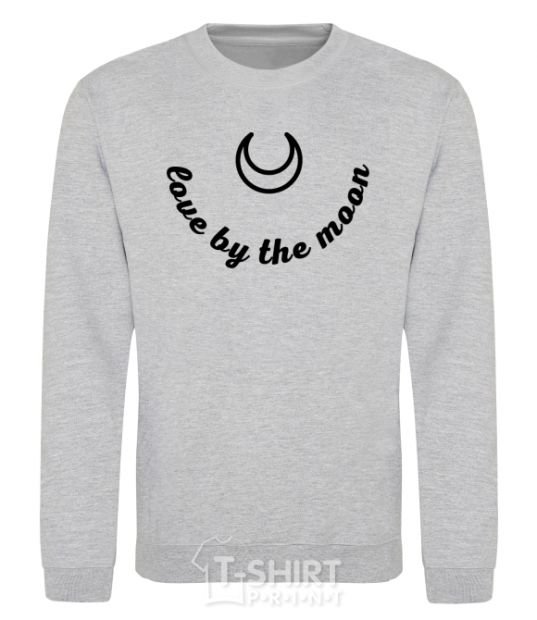 Sweatshirt Love by the moon sport-grey фото