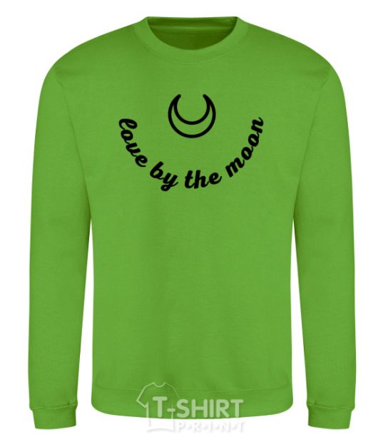 Sweatshirt Love by the moon orchid-green фото