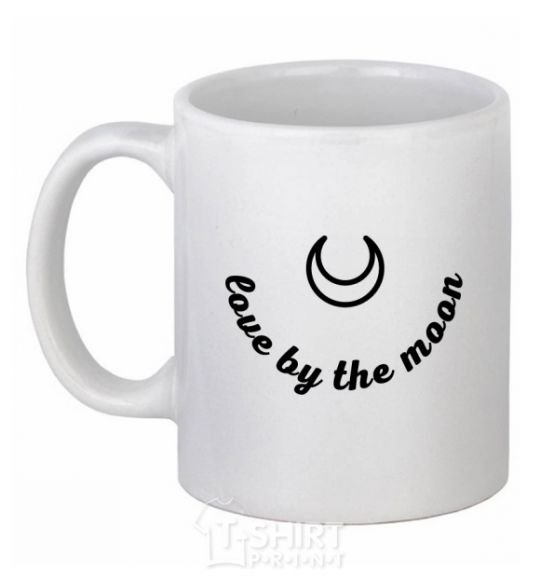 Ceramic mug Love by the moon White фото