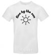 Men's T-Shirt Live by the sun steam room White фото
